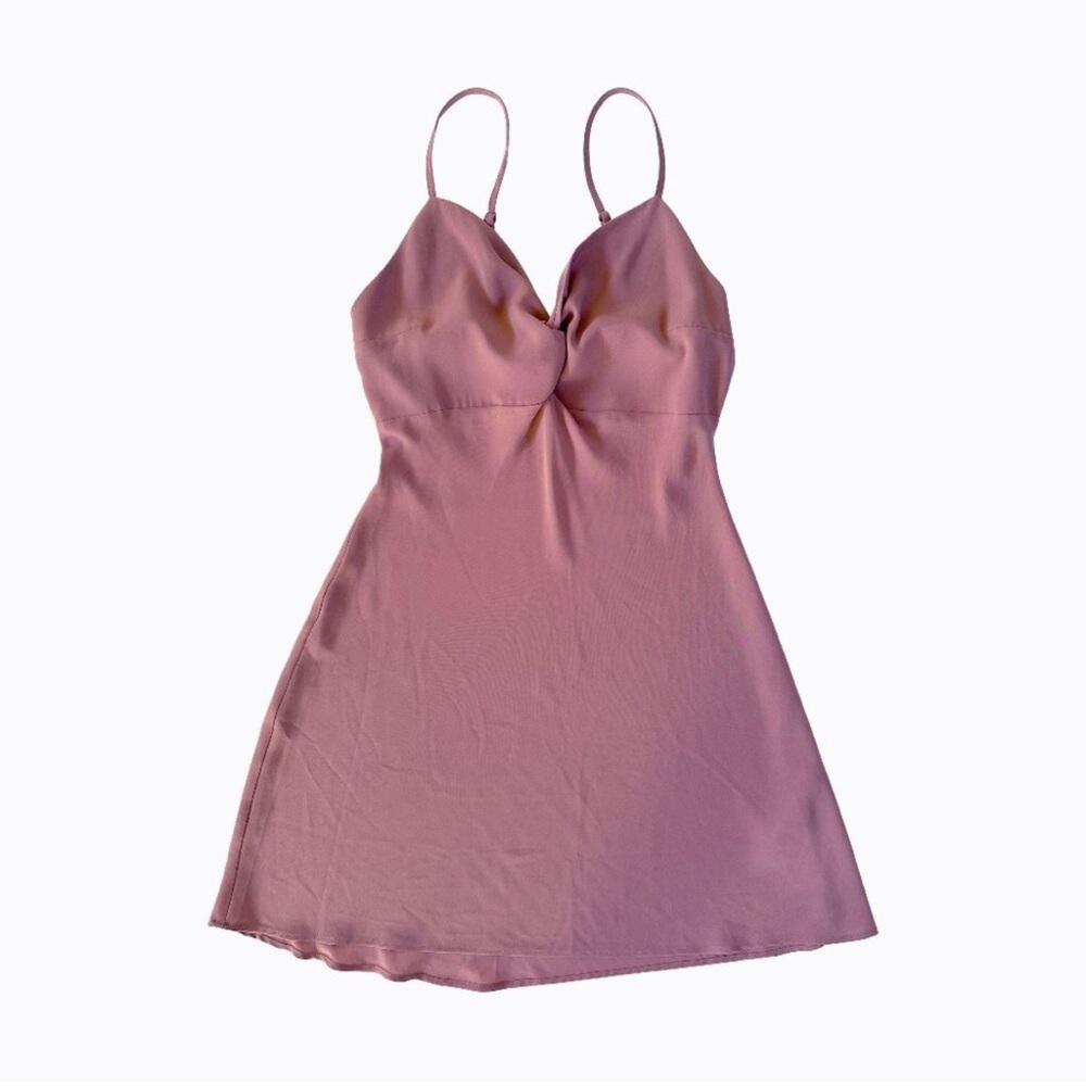 Abercrombie & Fitch Pink Spaghetti Strap Dress